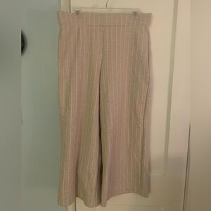 Jones & Co Jones New York Crop Wide Leg High Rise Ponte Pants Size L
